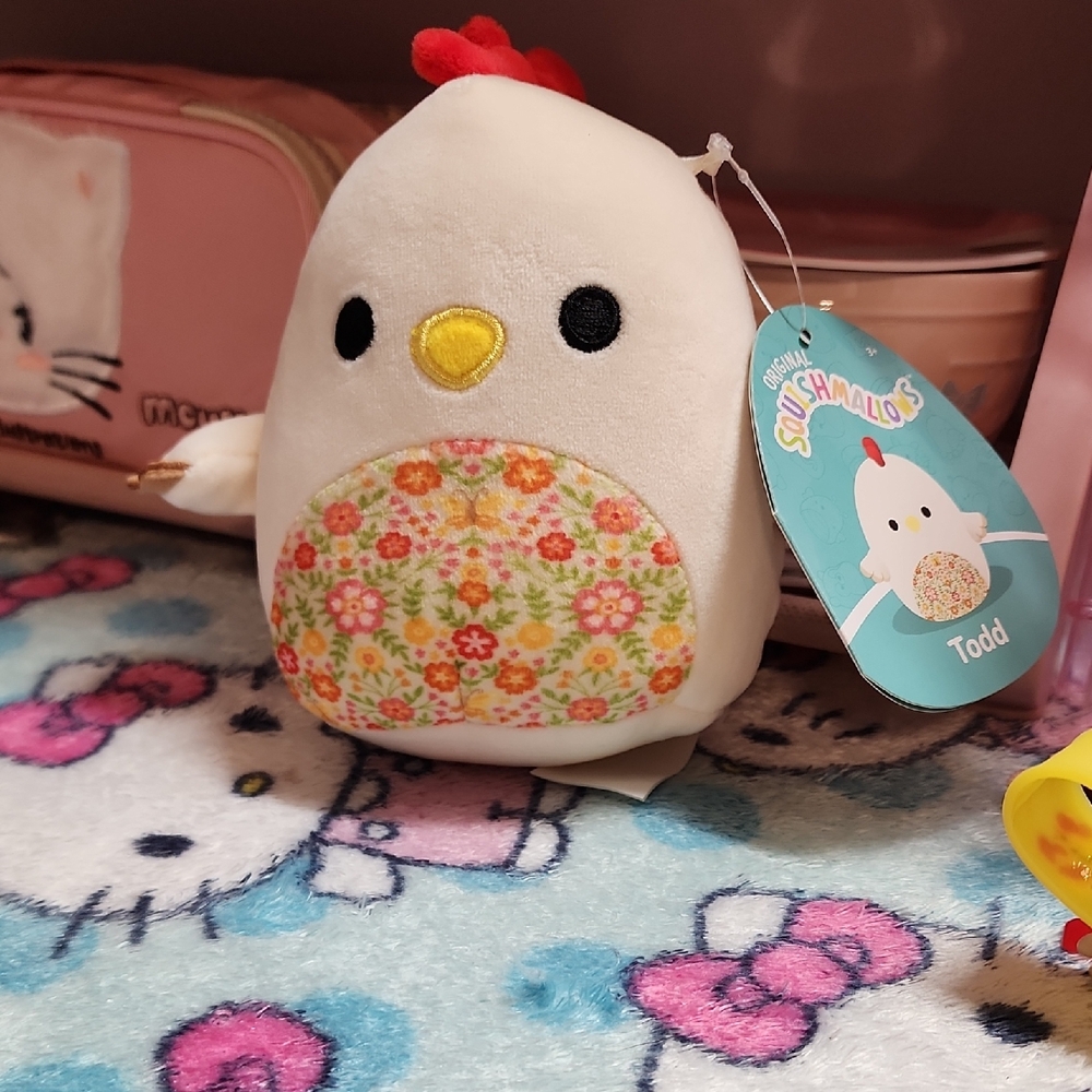 Squishmallows White Chicken Plush Toy